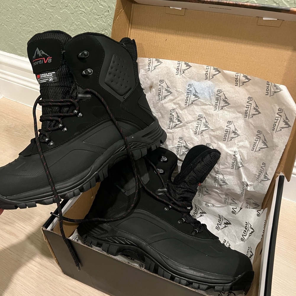 Nortiv8 waterproof men’s hiking snow boots
